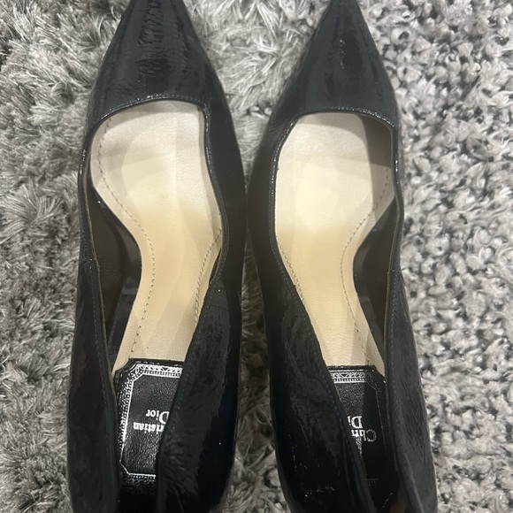 Christian Dior Black Women Patent Pumps Heels - Picture 12 of 13